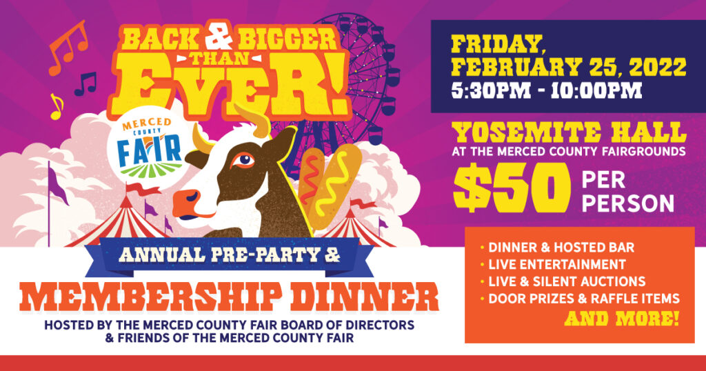 2022 Merced County Fair Pre Party Dinner Merced Community Calendar