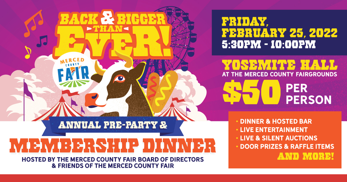 2022 Merced County Fair PreParty & Dinner Merced Community Calendar
